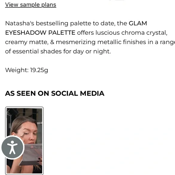 Natasha Denona Glam 15 Eyeshadow Palette Made in Italy - Picture 7 of 7